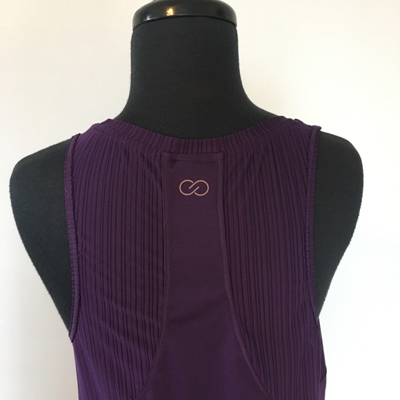 CALIA Purple Move Mesh Inset Tank, S - Picture 6 of 8